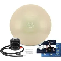 VITALWORXX Gymnastikball VITALWORXX Gymnastikball für Schwangere, extrem stabil, mit Pumpe, Hohe Materialstärke, Anti-Burst-System