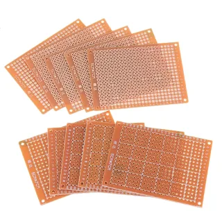 50pcs Universal PCB Board 5x7cm 2.54mm Hole Pitch DIY Prototype Paper Printed Circuit Board Panel Single Sided Board