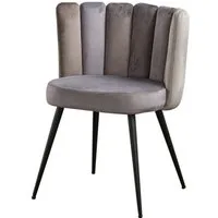 KAWOLA Esszimmerstuhl JADA Polsterstuhl - Bequemer Samt Stuhl - Elegant, Eleganter Samtbezug. Velvet. Designstuhl. Stabil. Komfortabel