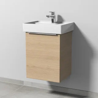 Sanipa 3way Waschtischunterbau zu Villeroy & Boch Collaro Waschtisch mit 1 Tür, Eiche-Nordic UM83048