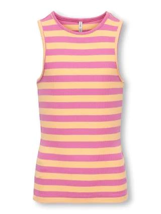 KIDS ONLY - KOGKENYA RIB STRIPE TANK TOP JRS Sugar Plum - Gr. - 158/164