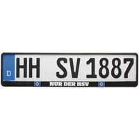 VertriebsArena GmbH Kennzeichenhalter HSV Kennzeichenverstärker "Nur der HSV"