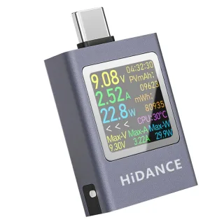 ATORCH HDC-085C USB Type-C Tester LED Display Voltmeter Ammeter DC Current Voltage Meter Power Bank Charging Tester DC 4