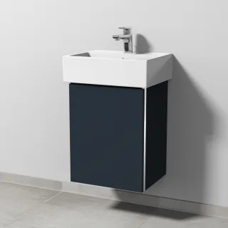 Sanipa 3way Waschtischunterbau zu Duravit Vero Air Waschtisch mit 1 Tür, Marine-Matt BP4291R