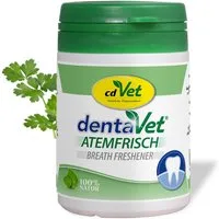 cdVet dentaVet Atemfrisch, Ergänzungsfutter für: Hunde, Alternative zu Zahnpasta oder Zahncreme für die tägliche Maulhygiene