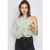 freshlions Klassische Bluse (1-tlg) im asymmetrischen Design