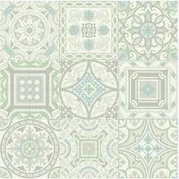 misento Vinylboden Arctic in Boho Fliesenoptik, für Feuchtraum- und Privatbereiche, PVC Bodenbelag Meterware 200/400 cm Breite, 2,8 mm Stärke