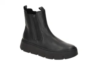 Gabor 73.743.27 Damen Stiefeletten schwarz - bequeme Plateau Boots