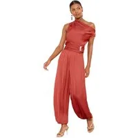 LIPSY Stoffhose Lipsy strukturierte Satinhose im Ballonschnitt (1-tlg)