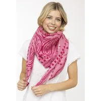 Zwillingsherz Modetuch "Trendy Paisley", Paisley Muster, Fransenabschlüsse rundum, Wollanteil