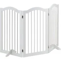 relaxdays Universalschutzgitter Weißes Absperrgitter 92 cm hoch