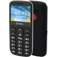 OLYMPIA OFFICE SUN Seniorenhandy (Mobiltelefon, Komfort Seniorenhandy, Großtastentelefon, schwarz)