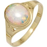 JOBO Goldring, 333 Gold mit synthetischem Opal