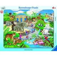 Puzzle Besuch im Zoo 45 Teile