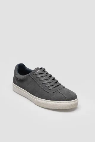 Ben Sherman Bentley II Wildleder Herren Grau Sneakers