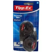 Tipp-Ex Tintenkiller Tipp-Ex Korrektur Roller 2er Set Bandlänge ca 8 meter, (2er Set), Direkt überschreibbar, präzise Führung