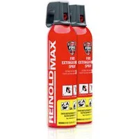 Xenotec Feuerlöschspray XENOTEC Premium Feuerlöschspray– REINOLDMAX– ohne Wandhalter, Dauerdruck, Wasser, Löschschaum AFFF 1 %, N2, (2-St) Auto, Wohnung, Wohnmobil, Garten, Grill