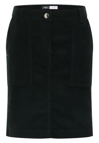 CECIL - Feincord Rock ink green - Gr. - 27