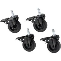 RÖSLE Möbelrolle Premium Rollen VIDERO, (Set, 4-St), für alle VIDERO und ARTISO Modelle