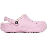 Crocs Crocs Damen Flip Flops Crocs-C-BAYA LINED CLOG 205969-6GD Rosa Rosa Badepantolette