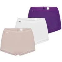 sloggi Maxislip 3er Pack Basic+ (Spar-Set, 3-St) Maxi Slip - Baumwolle - Atmungsaktiv