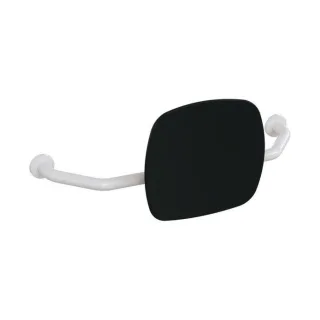Hewi 801 Rückenstütze 801.51.917398 Wandabstand 230mm, Lehne tiefschwarz, signalweiß