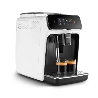 Philips Kaffeevollautomat "2200 Serie EP2220/10 Pannarello" für 2 Kaffeespezialitäten und anpassbarer Aromastärke, mattschwarz