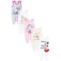 TupTam Strampler TupTam Unisex Baby Strampler mit Aufdruck 5er Set