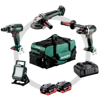 Metabo Akku Combo Set 4.3.2 18 V BS 18 LTX BL I + SSW 18 LTX 400 BL + WB 18 LT BL 11-125 Q + BSA 18 - 685209000