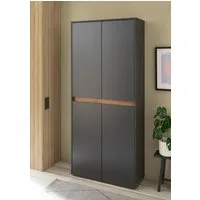 Home affaire Schuhschrank City/Giron, modernes Schuhregal, Schrank für 32 Schuhe, Schuhkommode acht Schuhfächer, viel Stauraum, 93 cm breit
