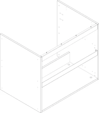 Hansgrohe Xilesa Korpus 780x470 2AZ , 96209000 96209000