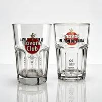 rastal Longdrinkglas Longdrinkgläser 2er Set Havana Club Motiv, geeicht 2+4 cl, 2-tlg.