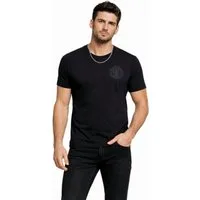 Versace Jeans Couture T-Shirt Herren Vemblem Retro Shirt V-Emblem-Logo, atmungsaktiv, Regulär Passform