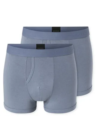 SCHIESSER - 2PACK Shorts blaugrau - Gr. - 6