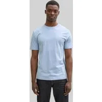 TOM TAILOR Denim T-Shirt T-Shirt (im Einserpack) Basic T-Shirt mit Logo-Print
