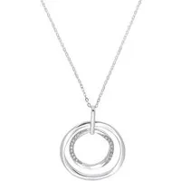 Amor Kette mit Anhänger Circles, mit Zirkonia (synth)