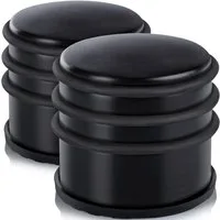 Goods+Gadgets Türstopper DIMONO Türstopper Edelstahl – Türhalter mit Gummiring 4er Set (2 St)