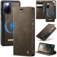 Mycotech Handyhülle Premium 2in1 Klapphülle für Samsung mit abnehmbarem Case Retro Tasche