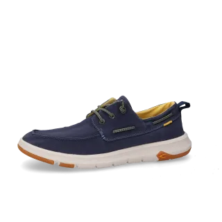 camel active Slipper Schlupfschuh, Bootsschuh mit attraktiver Ziernaht und Durchzügen