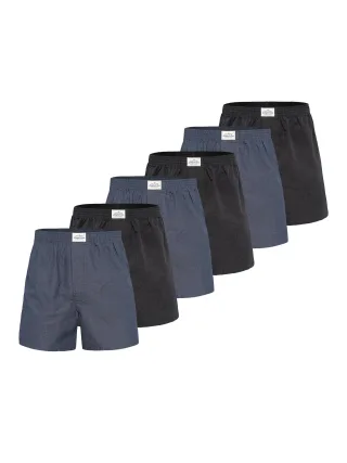 Lakeford & Sons Herren Boxer American Boxershorts Herren 6-Pack in klassischen DesignsBoxershorts, Unterhose, Boxerbriefs