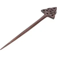 Guru-Shop Haarspange Ethno Holz Haarspange, Boho Haarnadel -..