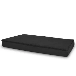 100 x 65 x 10 cm ergonomisches Hundekissen Größe L, Farbe schwarz