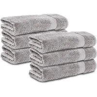 Komfortec Handtuch Set 100% Baumwolle, 470 g/m², Frottee (6-St), Badetücher 50x100 cm Set, Weich