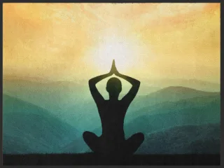 Fussmatte Yoga 4908 | Größe: 60 cm x 45 cm