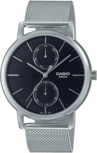 Casio Casio Collection Herren Silberne Uhr MTP-B310M-1AVEF