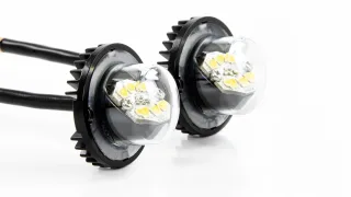 Hide-Away Warnblitzer Set S-HAL06 6-LED System 12/24 V blau