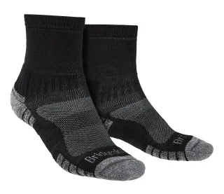 Bridgedale - Herren Wandern Leichtgewicht Merino Socken - Schwarz / Silber