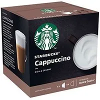 Starbucks Kaffee, Starbucks Dolce Gusto Cappuccino Rich and Creamy Arabica Coffee 120g