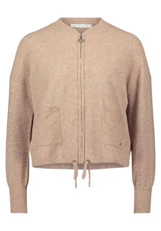 Betty & Co - Strick-Cardigan camel melange - Gr. - 46