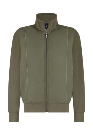 State of Art - Sweat Cardigan grün - Gr. - XL
